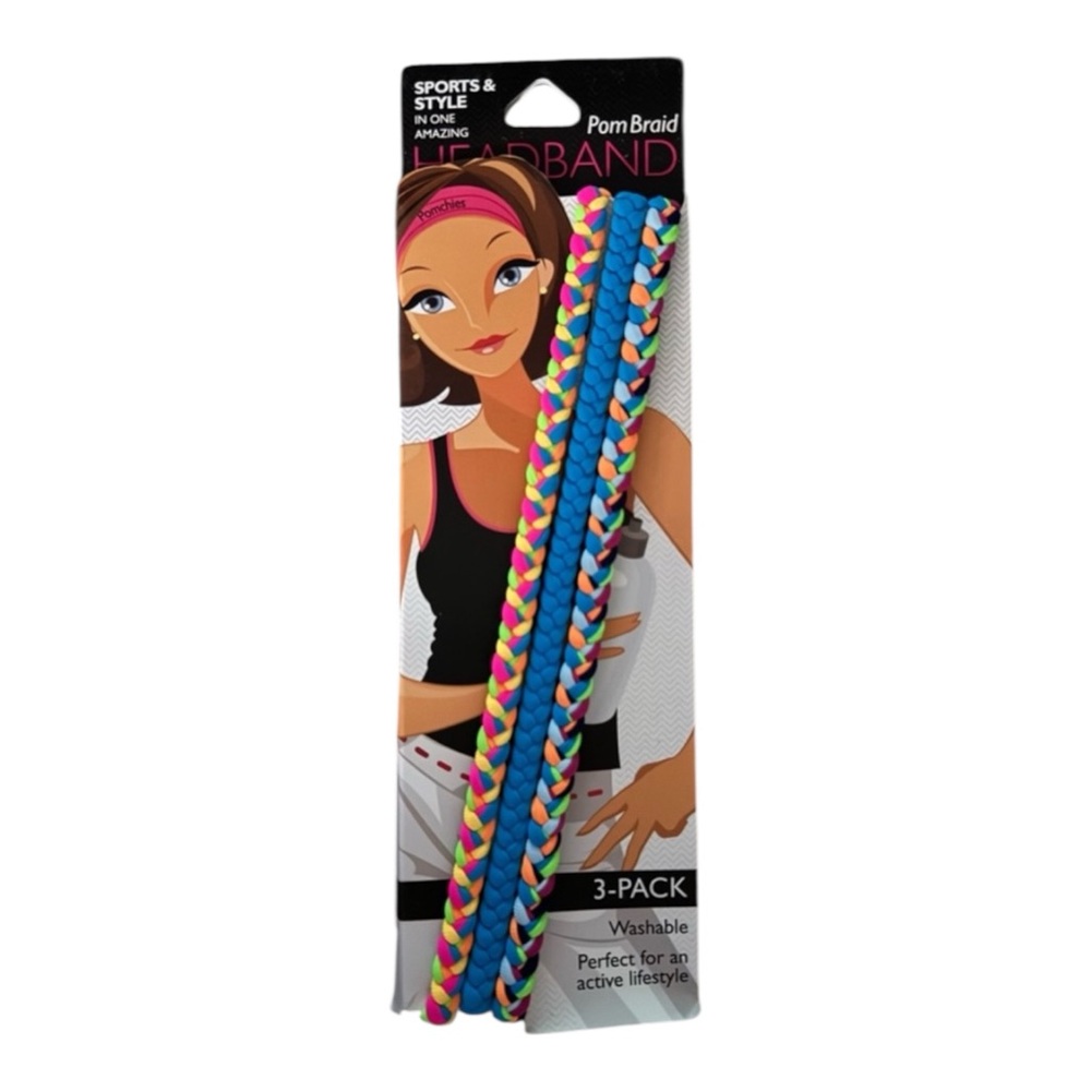 Source Unknown Vibrant Braided Hair‎ Bands